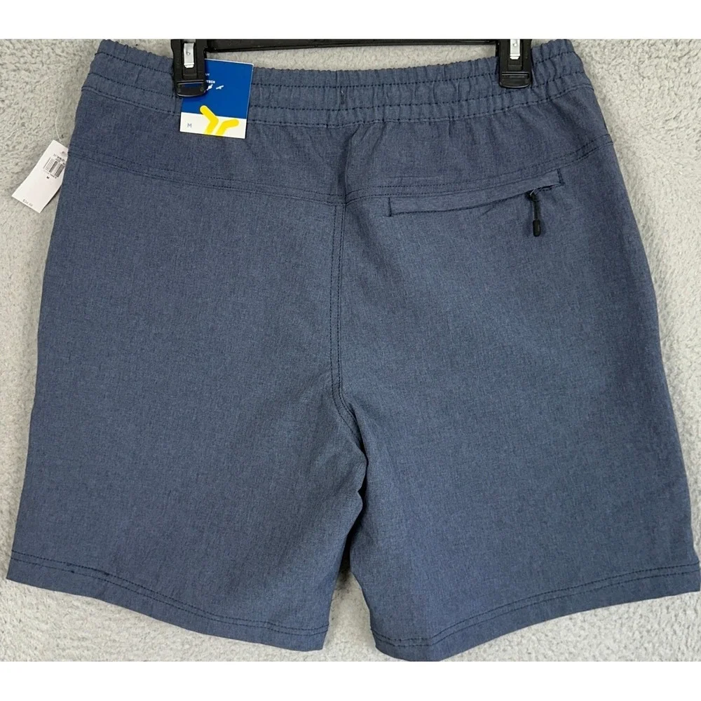 NEW Old Navy Shorts Mens Medium 9 Inseam Navy Blue StretchTech Go-H2O Hybrid
